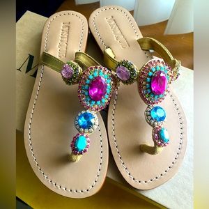 Mystique Jeweled Sandals